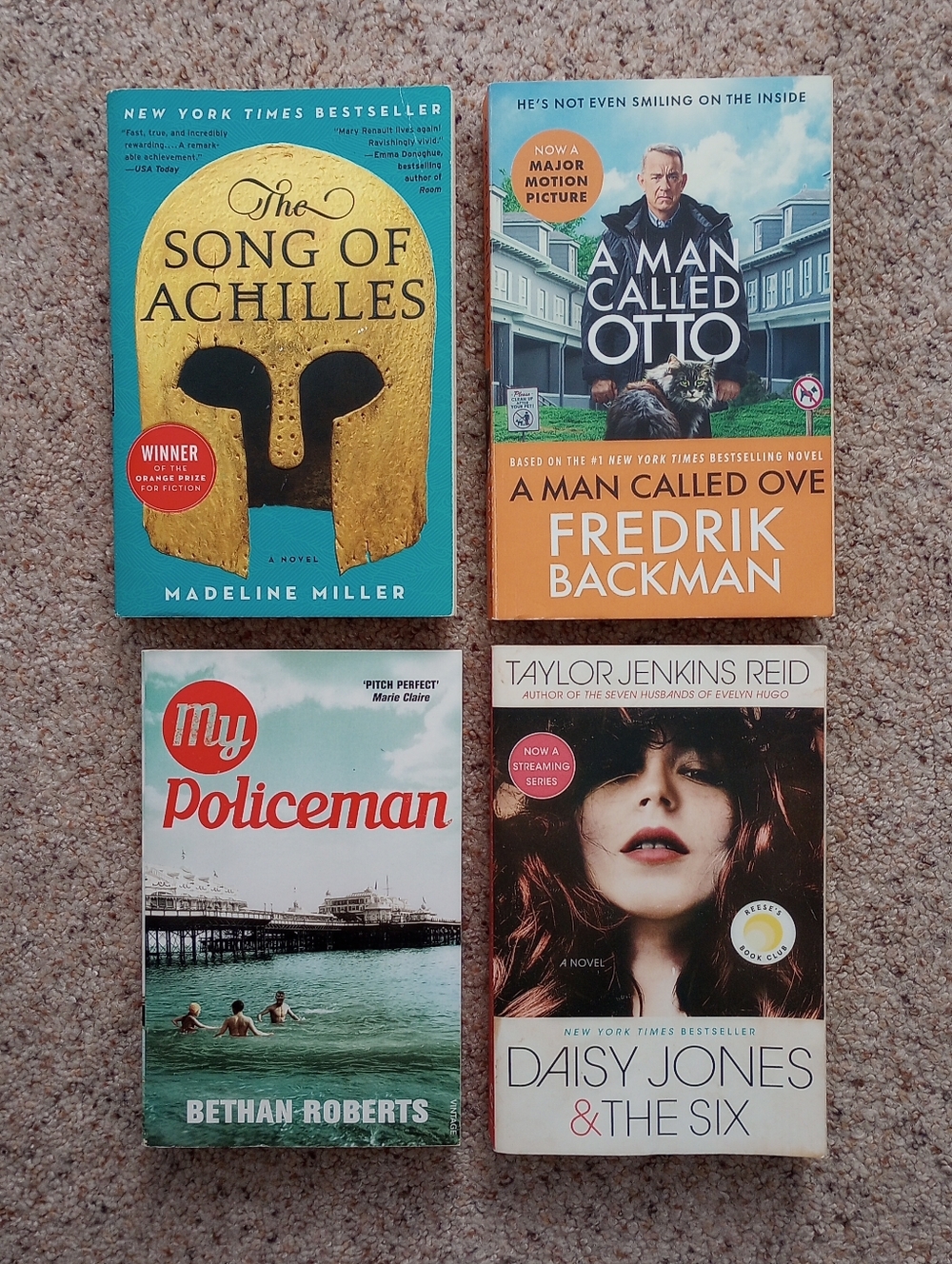 The Song Of Achilles A Man Called Otto My Policeman Daisy Jones And The Six Book